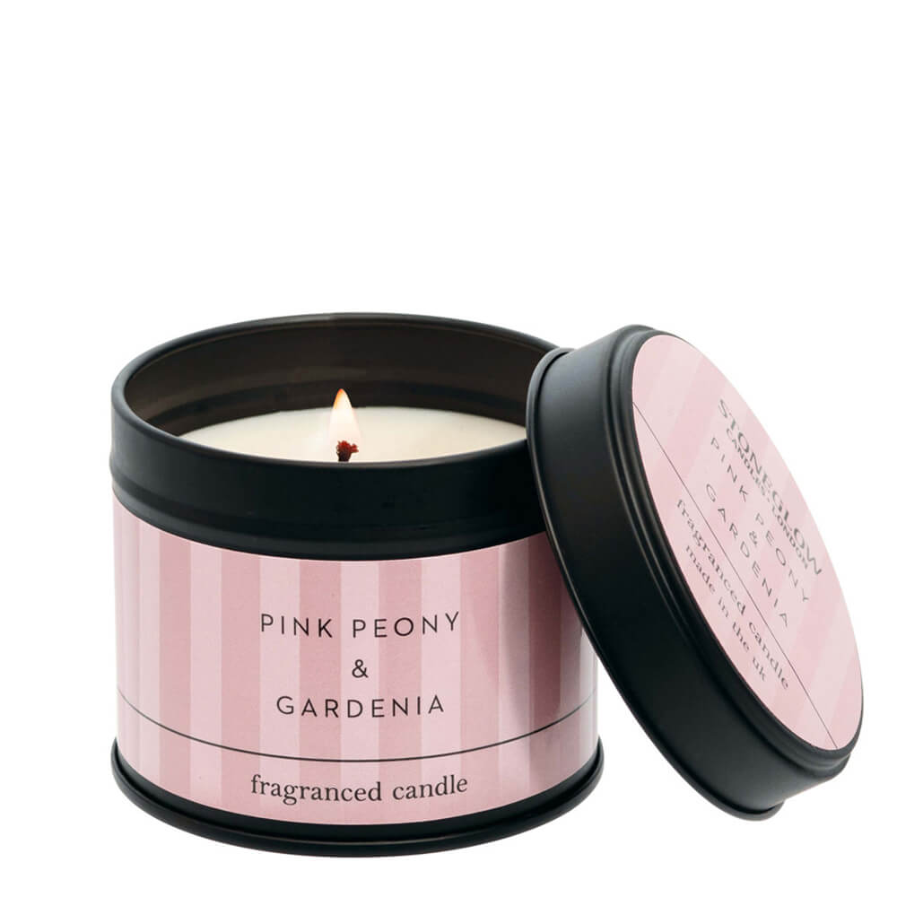 Stoneglow Modern Classics Pink Peony & Gardenia Candle Tin